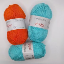 TENDRESSE  de Phildar (lot 4 pelotes)