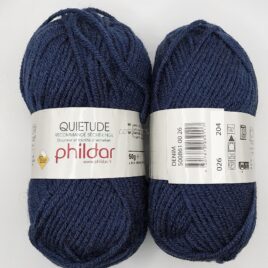 QUIETUDE de Phildar (lot de 2 pelotes colori denim)